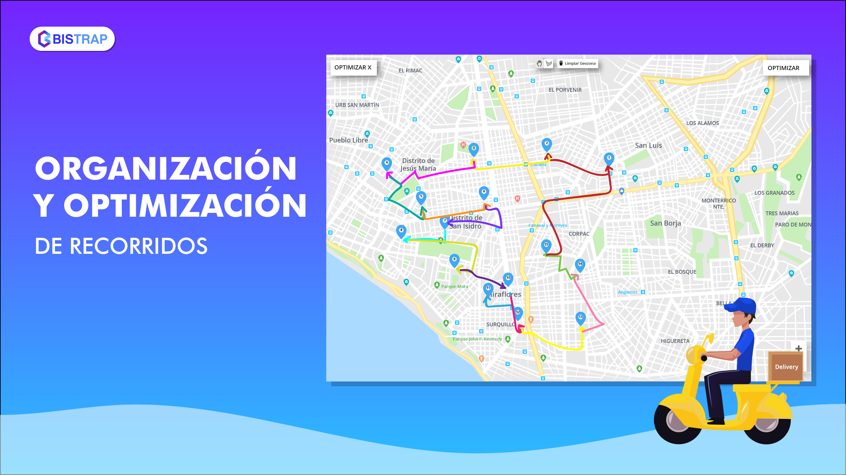 Organización y optimización de recorridos